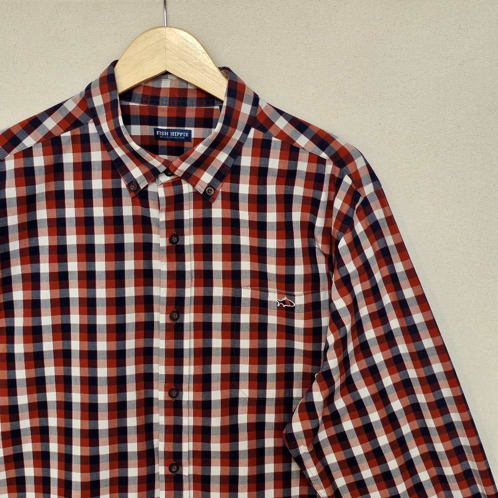 Fish Hippie Solace Collection Button Down XL
